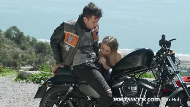 Alexis Crystal sodomized by bikers in an intense gang bang